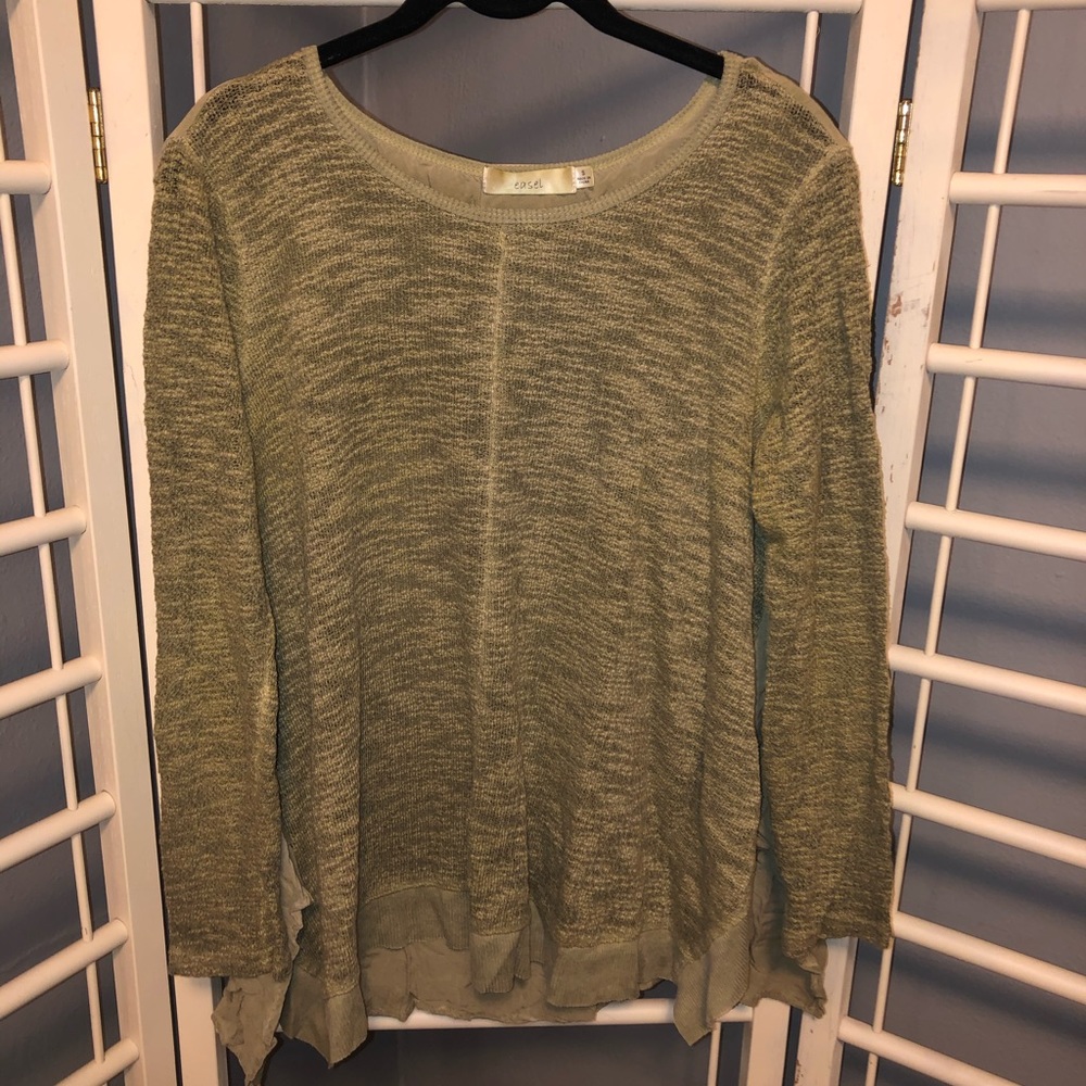 Green sweater